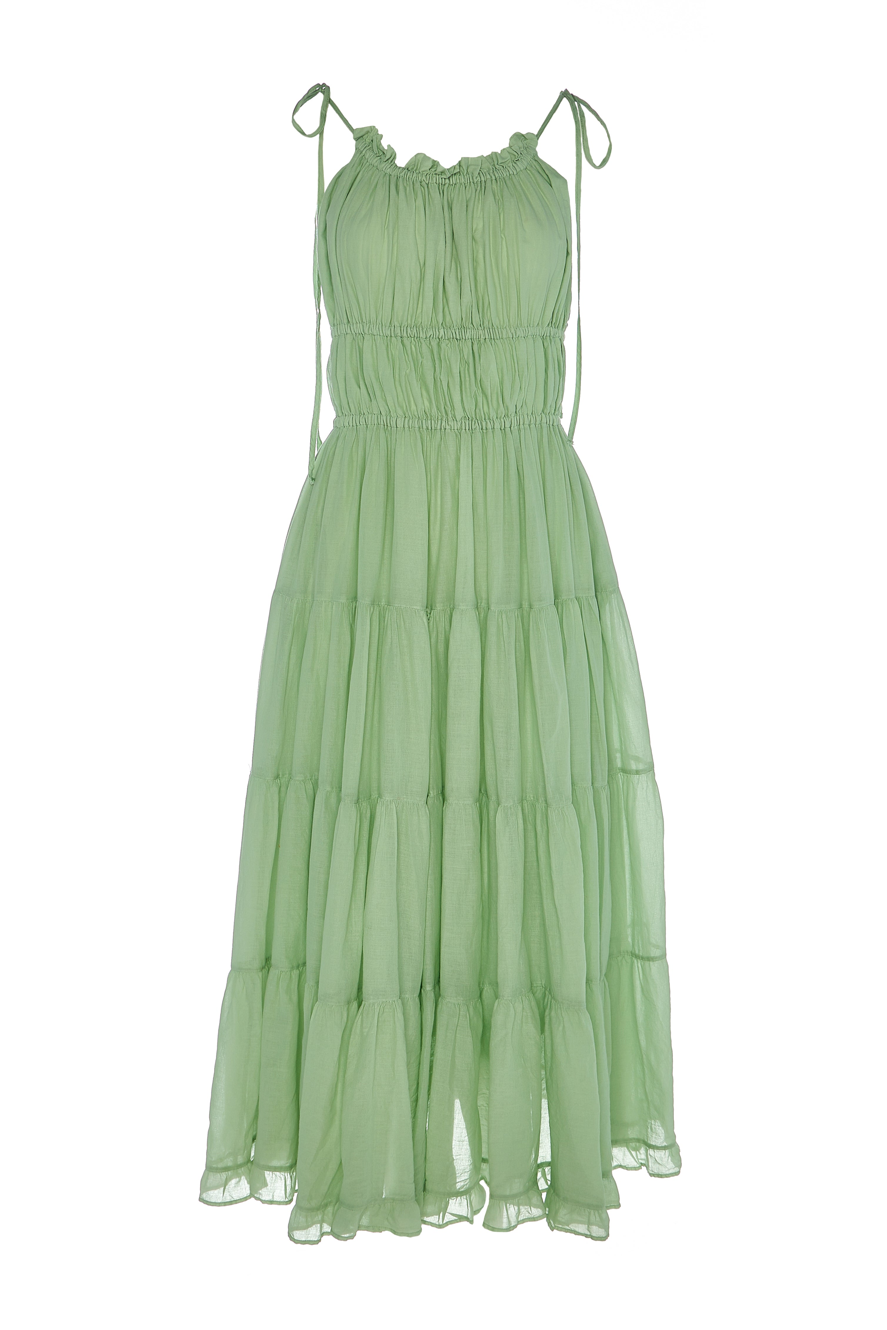 slim fit dress slacks Camille Maxi Dress, XS / Green/Emerald main image 0