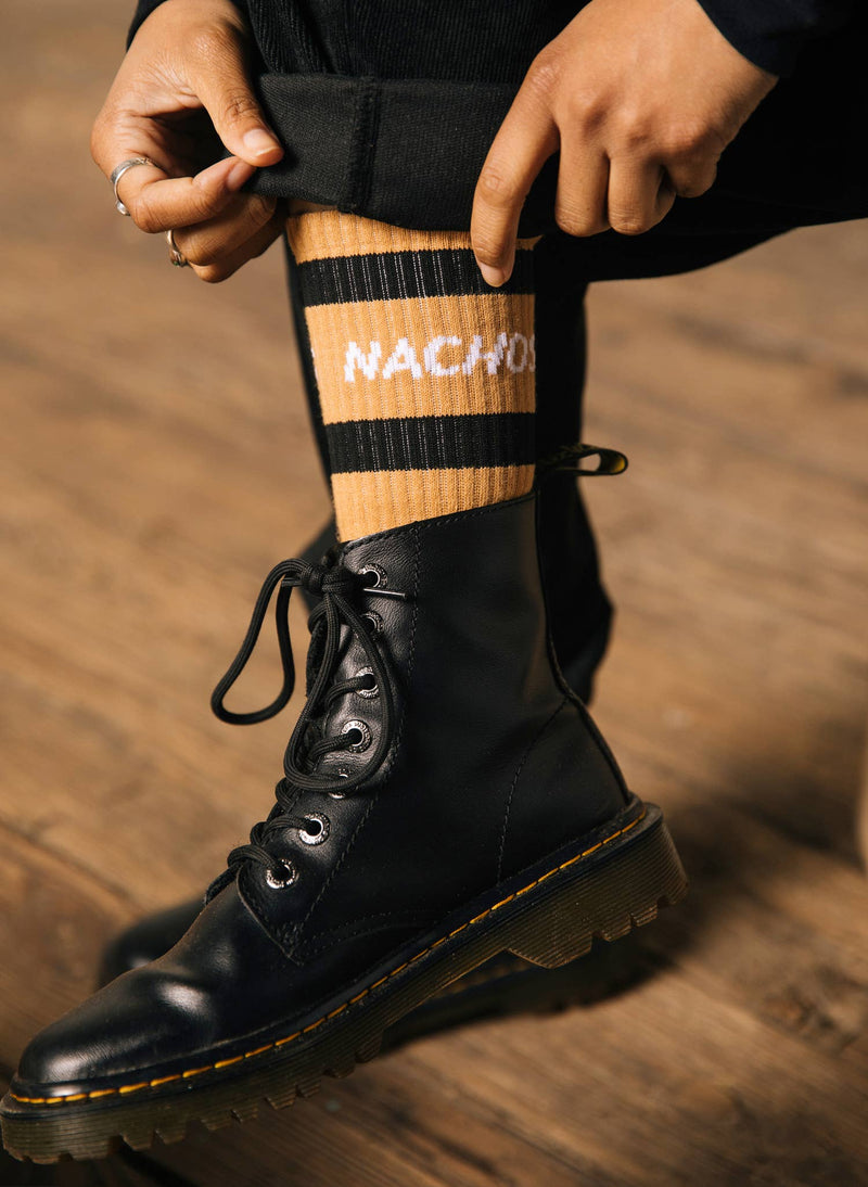 Nachos Comfy Vintage Crew Socks