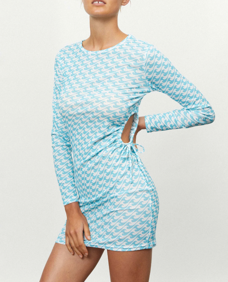 The L/S Pop Dress in Wipeout