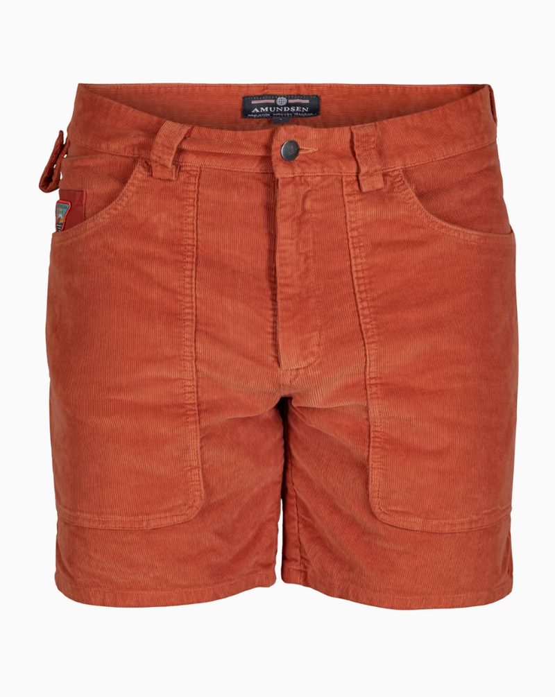 Men's 7 Incher Concord Garment Dyed Shorts in Tangerine