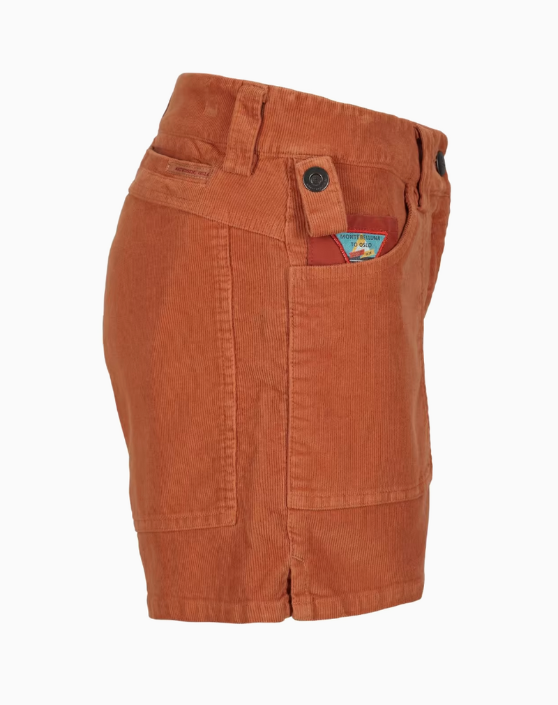 5 Incher Concord Garment Dyed Shorts in Tangerine