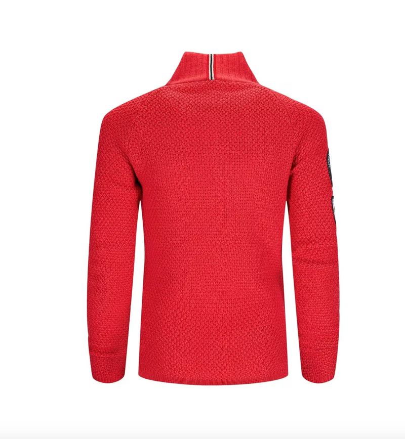 Women's Boiled Ski Sweater in Weathered Red