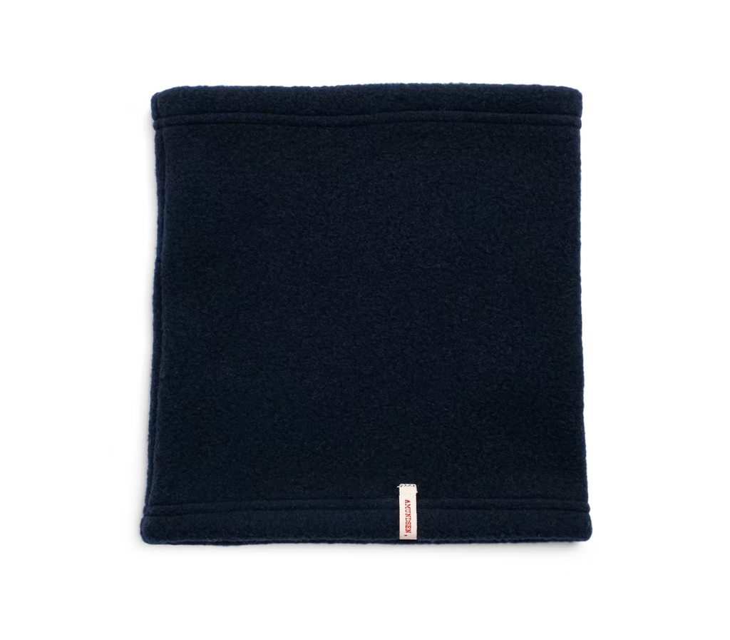 Wool Neckwarmer in Faded Navy (Unisex)