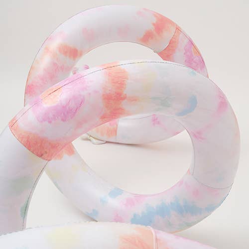 Giant Inflatable Noodle Snake in Tie Dye
