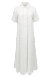 Skiros Long Dress in White
