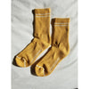 Grandpa Varsity Socks in Oatmeal/Black Stripe