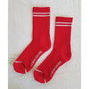 Grandpa Varsity Socks in Oatmeal/Black Stripe