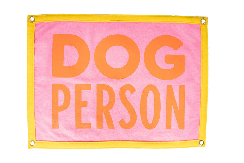 Dog Person Camp Flag • Maxine x Oxford Pennant