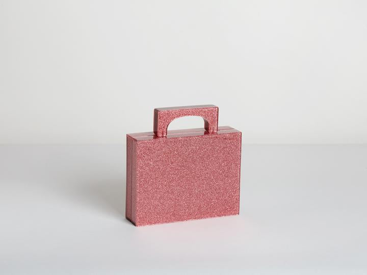 Alexa Bag in Glitter Pink