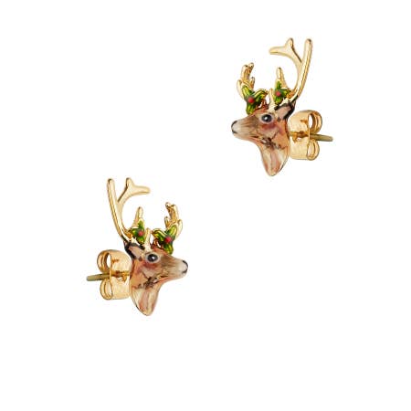 Reindeer Stud Earrings