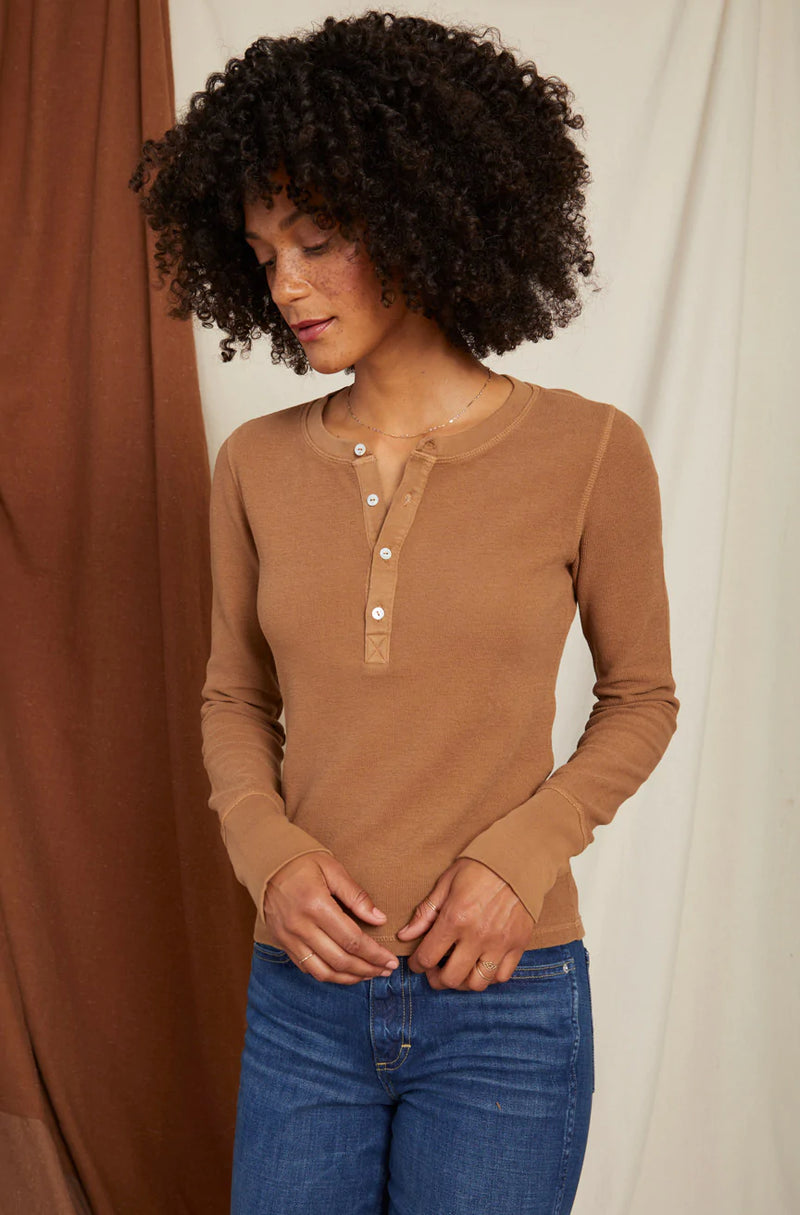 The Mountain Henley in Sepia