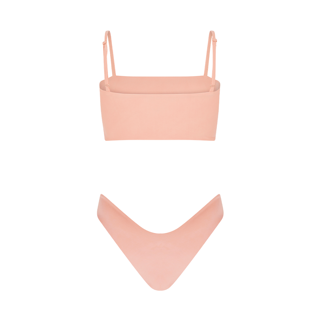 Summer Bikini Top in Peach