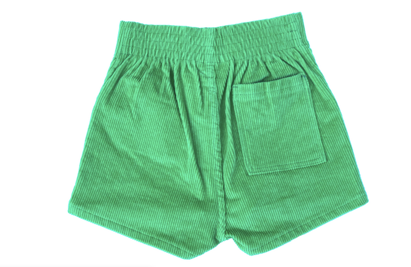 Corduroy Shorts in Green