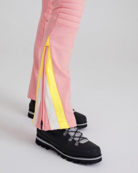 Chevron Flare Pant in Pink