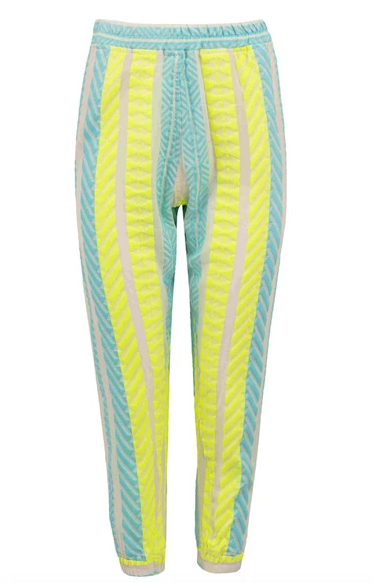 Neon Lime/Aqua Blue Pants