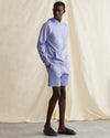 Garment Dyed French Terry Short in Pale Iris