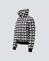 Super Star Jacket in Houndstooth Black and White