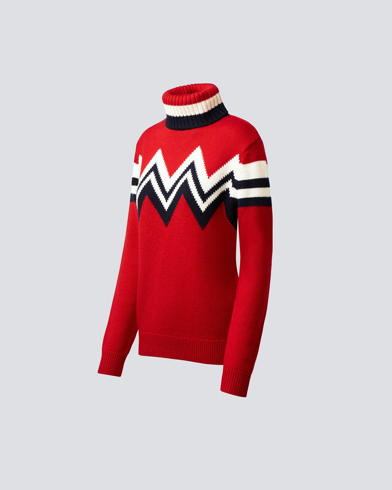Alpine Sweater in Red