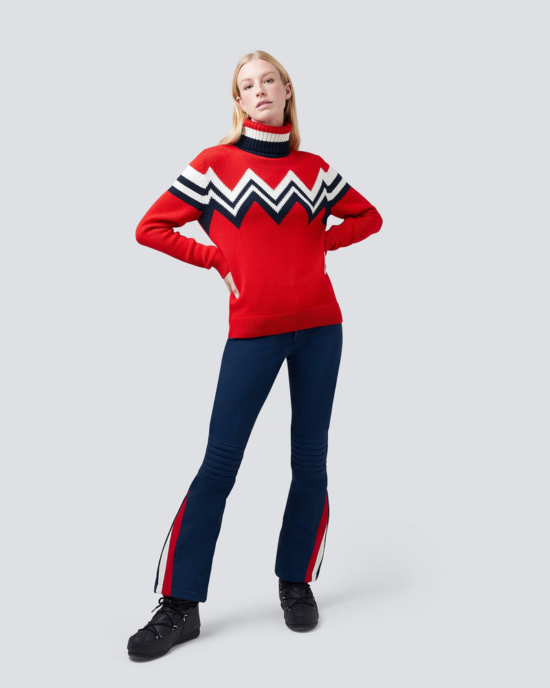 Alpine Sweater in Red
