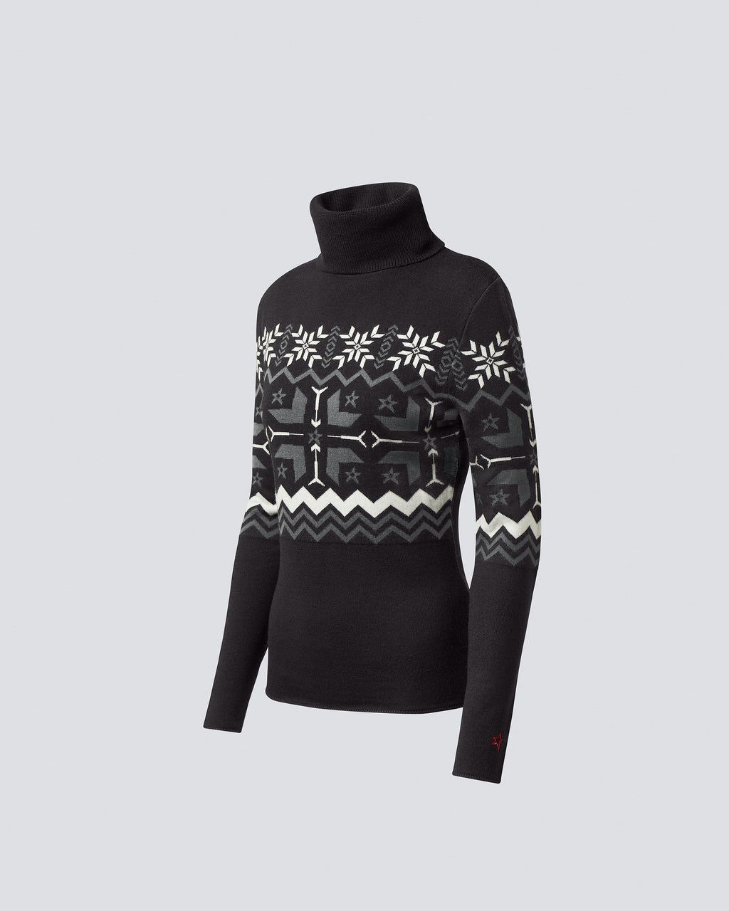 Nordic Turtleneck Sweater in Black