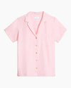 Linen Vacation Shirt in Conch Shack Pink