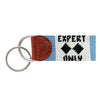 Crossed Clubs Needlepoint Card Wallet