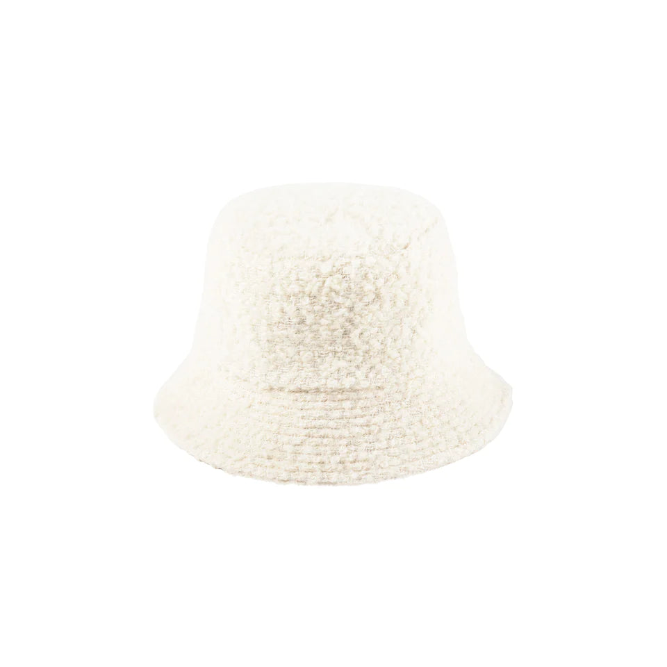 The Shore Bucket in Ivory Boucle