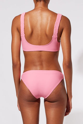 The Iris Reversible Bottom in Solid Rib Blackout and Marshmallow