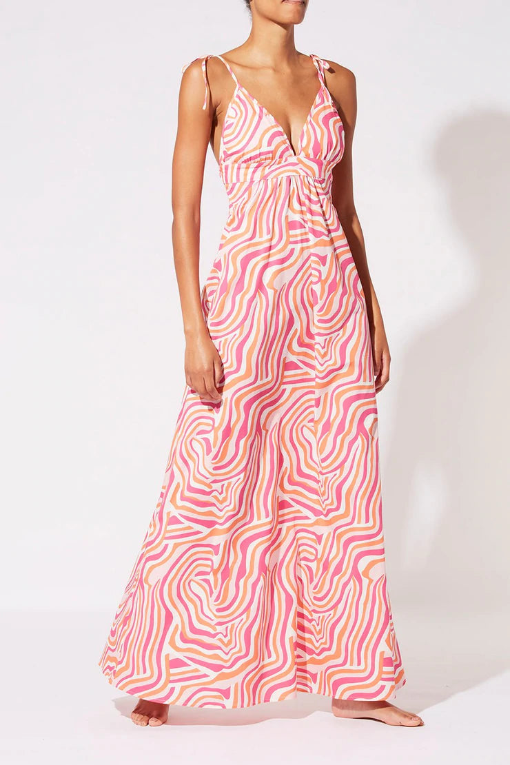 The Olympia Dress in Abstract Zebra The Olympia Dress in Abstract Zebra