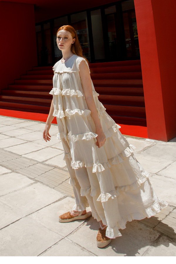 Seville Dress in White